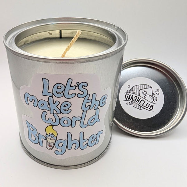 Let's make the world Brighter: Linen Fresh Candle Can (210g)