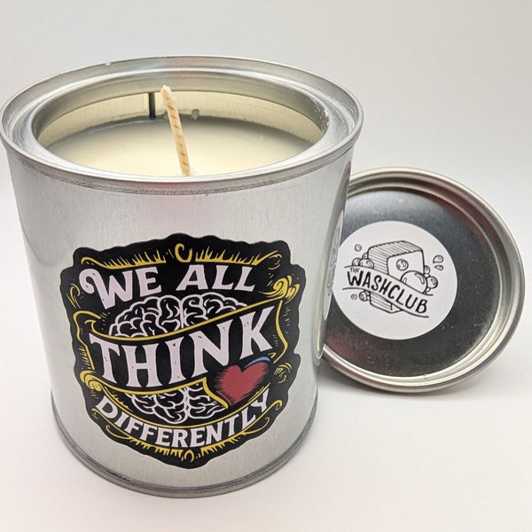 We All Think Differently: Sandalwood Candle Can (210g)