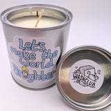 Let's make the world Brighter: Linen Fresh Candle Can (210g)