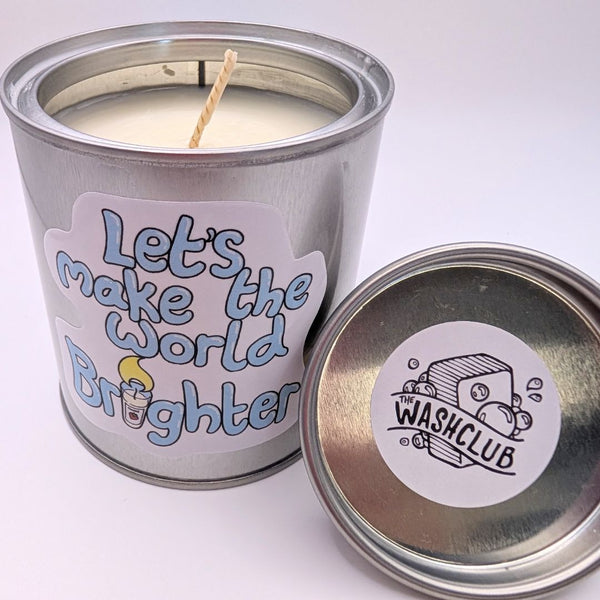 Let's make the world Brighter: Linen Fresh Candle Can (210g)