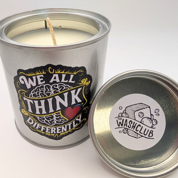 We All Think Differently: Sandalwood Candle Can (210g)
