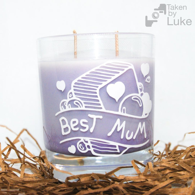 Best Mum Peony Glass Candle