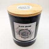 Black Orchid Glass Candle