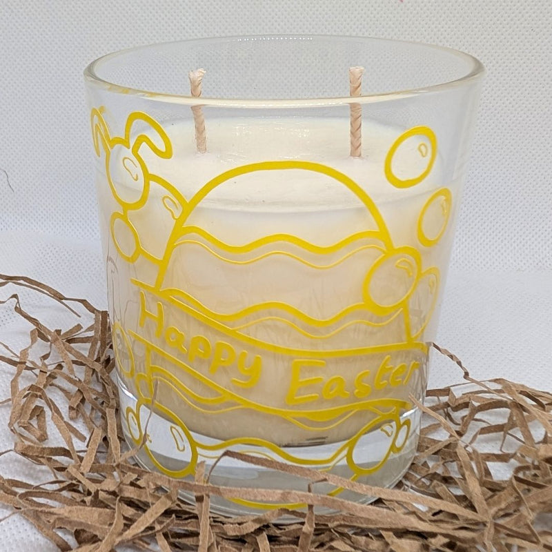 Happy Easter Cedarwood & Jasmine Glass Candle