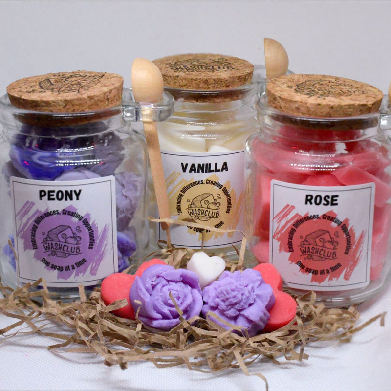 Wax Melt Trio Gift Set - Peony, Rose & Vanilla