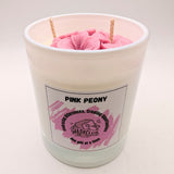 Peony & Blush Glass Candle