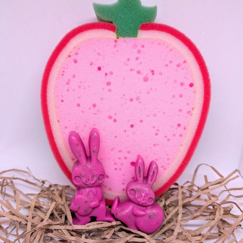 Easter Bunny Bath Set - Strawberry