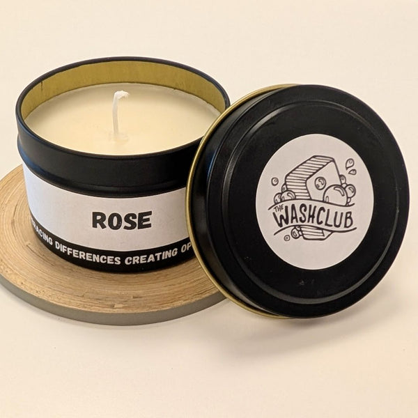 Rose Candle Tin