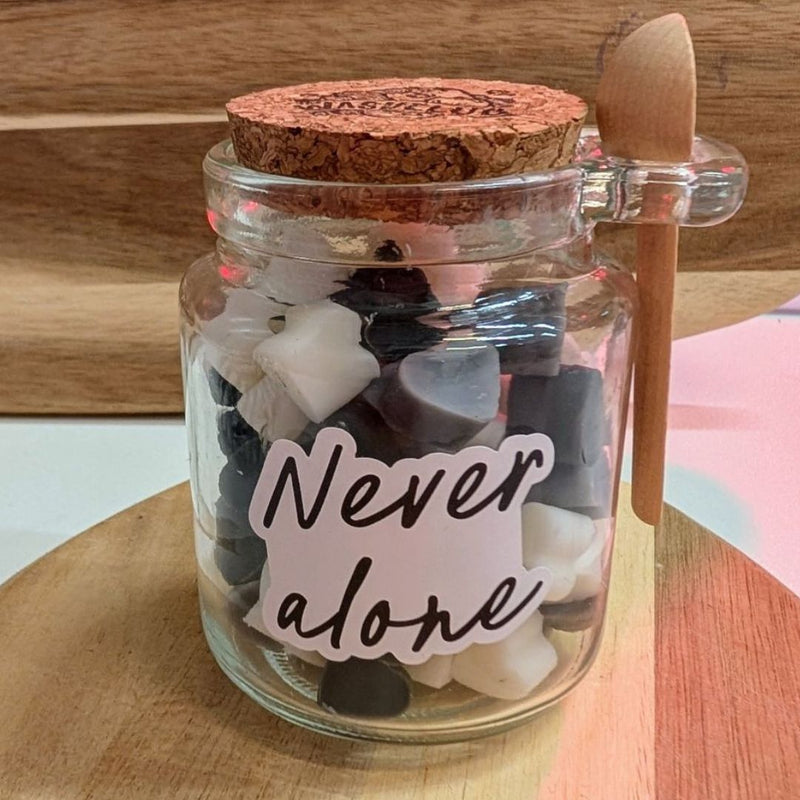 'Never Alone' Sandalwood Wax Melt Jar