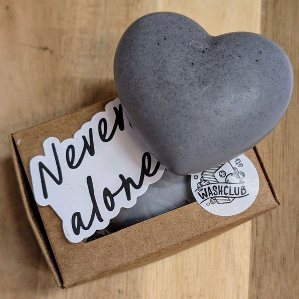 'Never Alone' Sandalwood 3D Heart Soap