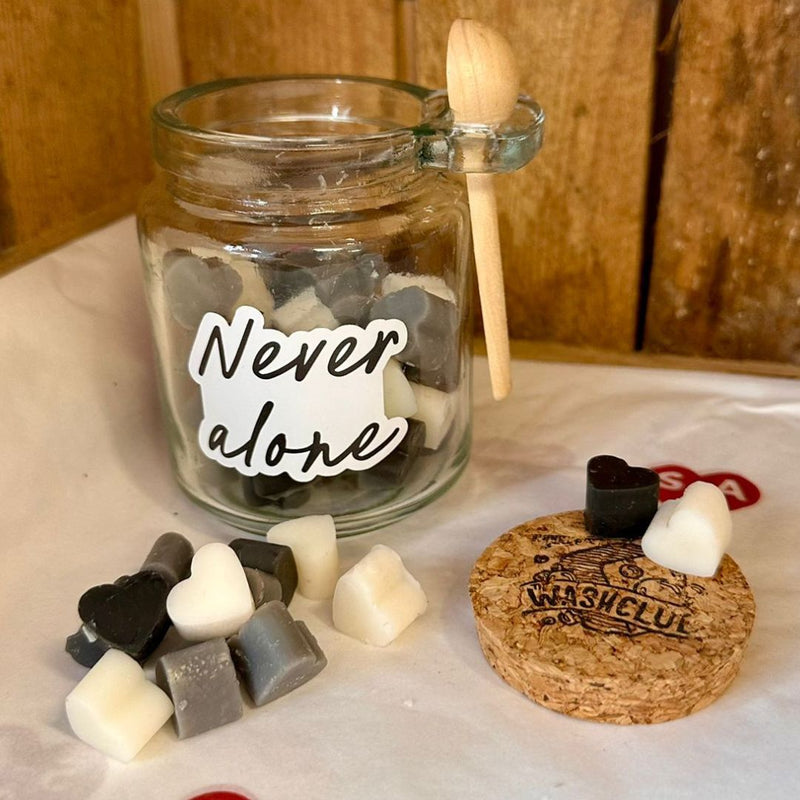 'Never Alone' Sandalwood Wax Melt Jar