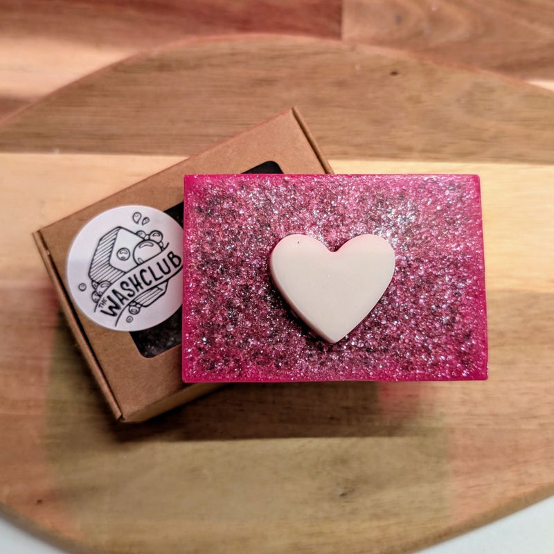 Strawberry Heart Bar Soap