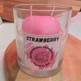 Strawberry Glass Candle