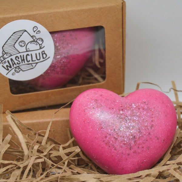 'Love Needs No Words' Strawberry 3D Soap Heart