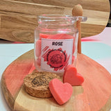 Rose Wax Melt Jars