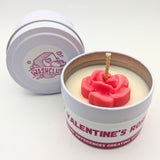 Valentine's Rose Candle Tin