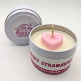'Sweet Strawberry' Candle Tin