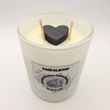 Sandalwood Glass Candle