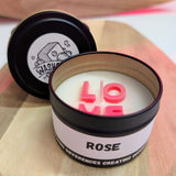 Rose Candle Tin