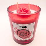 Rose Glass Candle