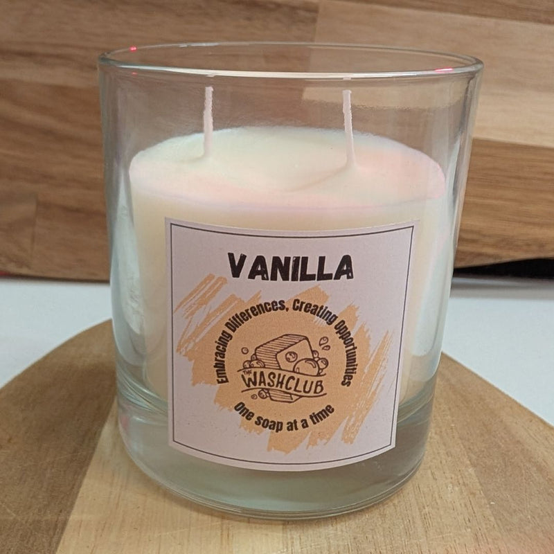 Vanilla Glass Candle