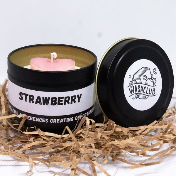 Strawberry Candle Tin