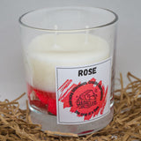 Rose Glass Candle