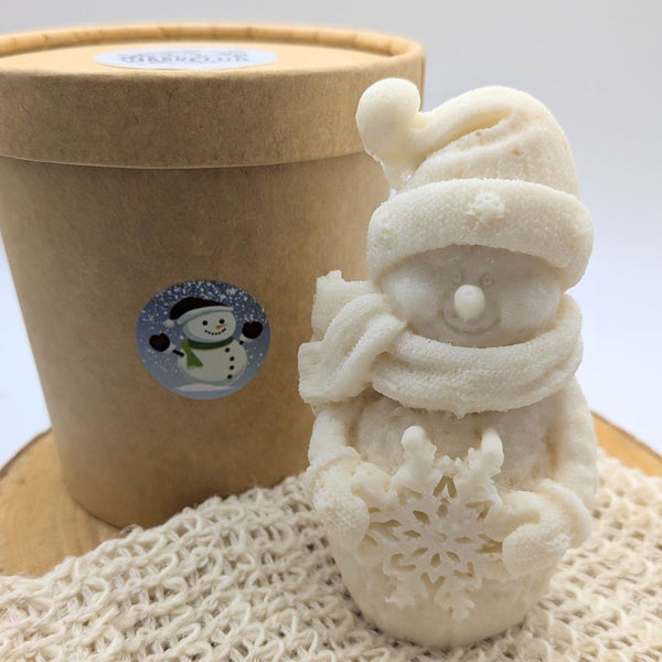 Oatmeal & Shea Butter Snowman Soap