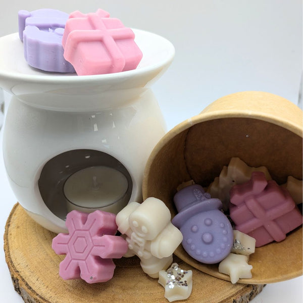 Wax Melt Burner Gift Set with Golden Berries & Frankincense