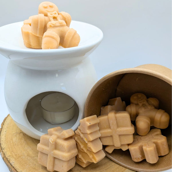 Wax Melt Burner Gift Set with Christmas Spice