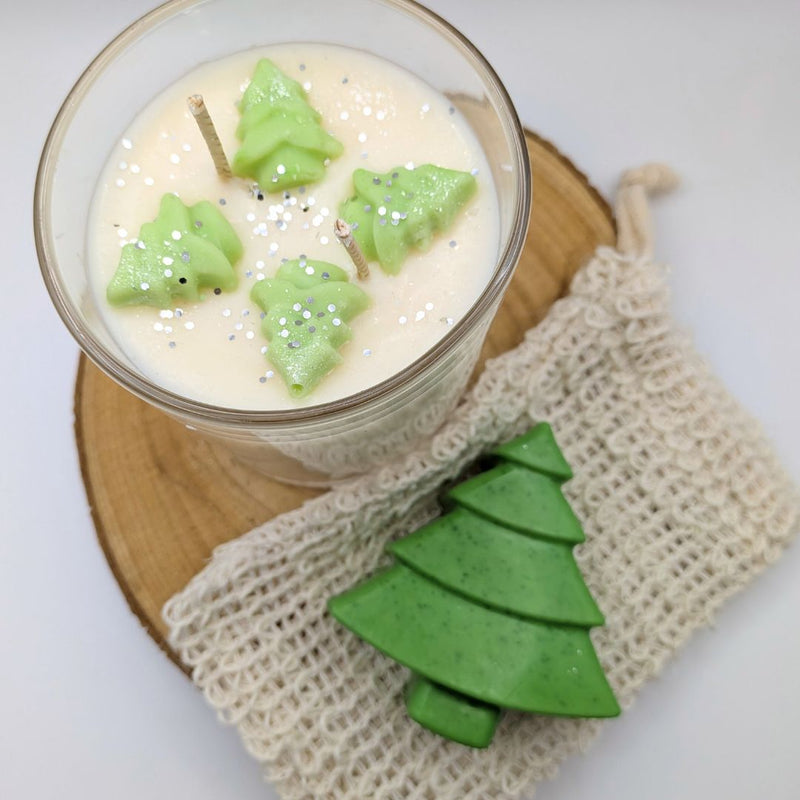 Christmas Tree Candle & Soap Gift Set