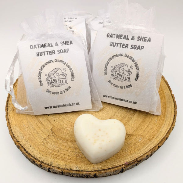 Soap Favours - Oatmeal & Shea Butter Small Heart