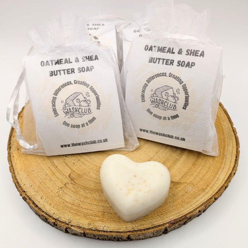 Soap Favours - Oatmeal & Shea Butter Small Heart
