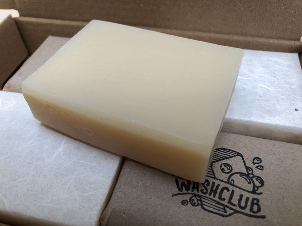 White Lavender 100g Soap Bar Made by The Wash Club